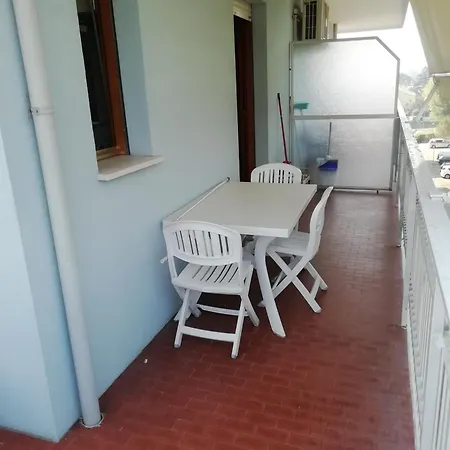 With Balcony In A With Pool Bibione